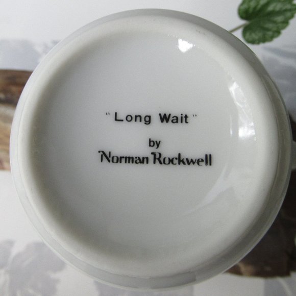 Porcelain Mug Norman Rockwell Collection "Long Wait" - Picture 10 of 11